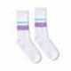 SOCCO SC100 USA-Made Striped Crew Socks