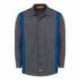 Dickies 5524T Industrial Colorblocked Long Sleeve Shirt - Tall Sizes