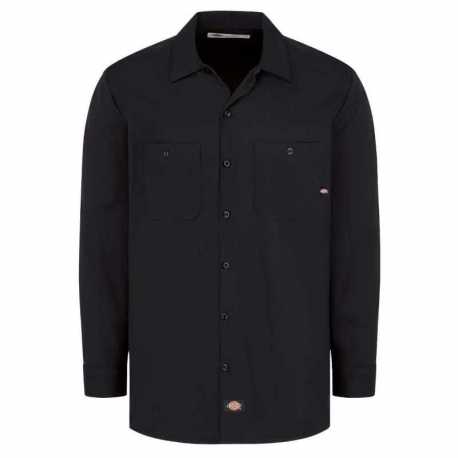 Dickies L307T Industrial Cotton Long Sleeve Work Shirt - Tall Sizes