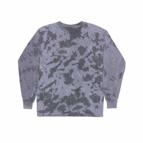 Dyenomite 240CSH Crush Tie-Dyed Long Sleeve T-Shirt