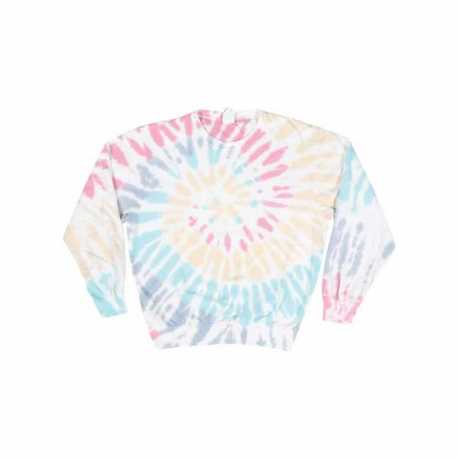 Dyenomite 845VR Premium Tie-Dyed Crewneck Sweatshirt