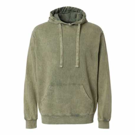 Dyenomite 854MW Premium Fleece Mineral Wash Hooded Sweatshirt