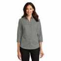 Port Authority L665 Ladies 3/4-Sleeve SuperPro Twill Shirt