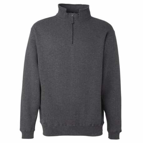 J America 8634 Heavyweight Fleece Quarter-Zip Sweatshirt