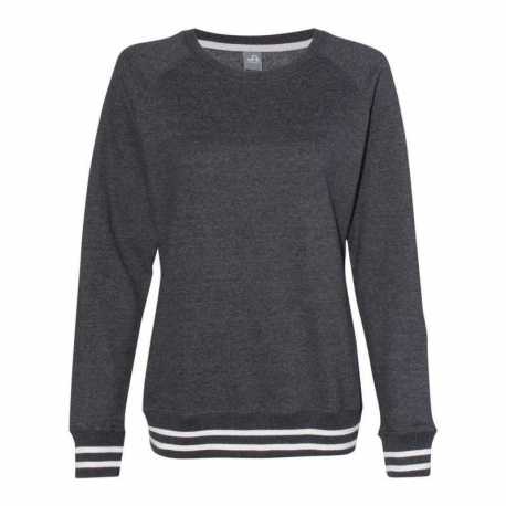 J America 8652 Women's Relay Crewneck Sweatshirt