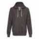 J America 8694 Women's French Terry Sport Lace Scuba Hooded Pullover