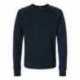 J America 8707 Ripple Fleece Raglan Crewneck Sweatshirt