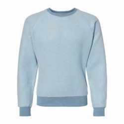 J America 8710 Flip Side Fleece Crewneck Sweatshirt