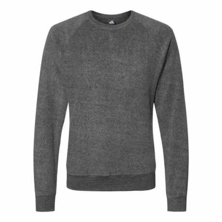 J America 8710 Flip Side Fleece Crewneck Sweatshirt