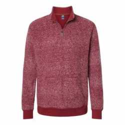 J America 8713 Aspen Fleece Quarter-Zip Sweatshirt