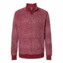 J America 8713 Aspen Fleece Quarter-Zip Sweatshirt