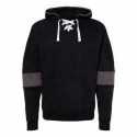 J America 8832 Sport Lace Colorblocked Fleece Hooded Sweatshirt