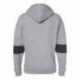 J America 8832 Sport Lace Colorblocked Fleece Hooded Sweatshirt