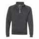 J America 8869 Triblend Quarter-Zip Sweatshirt