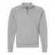 J America 8869 Triblend Quarter-Zip Sweatshirt