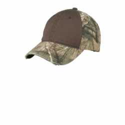 Port Authority C807 Camo Cap with Contrast Front Panel