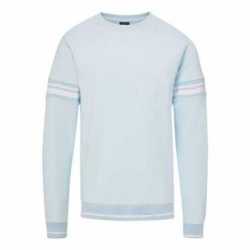 MV Sport 23404 Donovan Striped Crewneck Sweatshirt