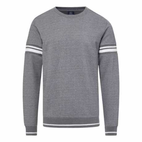 MV Sport 23404 Donovan Striped Crewneck Sweatshirt