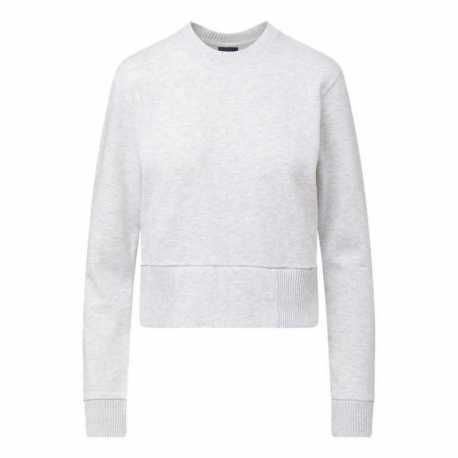 MV Sport W22106 Women's Cloud Fleece Crop Crewneck Sweatshirt