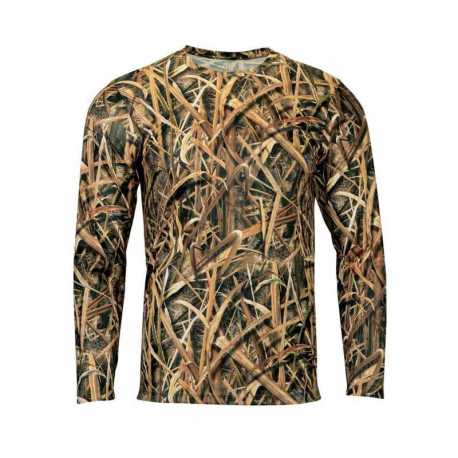 Paragon 237 Oxford Performance Camo Print Long Sleeve T-Shirt