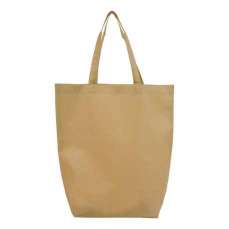 Q-Tees Q1251 Non-Woven Gusset Bottom Tote