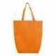 Q-Tees Q1251 Non-Woven Gusset Bottom Tote