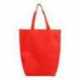 Q-Tees Q1251 Non-Woven Gusset Bottom Tote