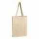 Q-Tees Q800GS Canvas Gusset Promotional Tote