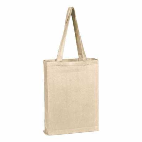 Q-Tees Q800GS Canvas Gusset Promotional Tote