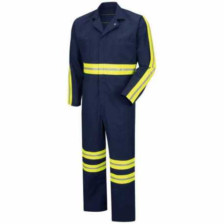 Red Kap CT10ENT Enhanced Visibility Action Back Coverall - Tall Sizes