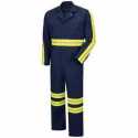 Red Kap CT10ENT Enhanced Visibility Action Back Coverall - Tall Sizes