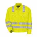 Red Kap JY32T Hi-Visibility Ike Jacket - Tall Sizes