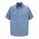 Red Kap SC24T Deluxe Western Style Short Sleeve Shirt - Tall Sizes