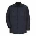 Red Kap SC30T Cotton Long Sleeve Uniform Shirt - Tall Sizes