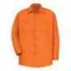 Red Kap SC30T Cotton Long Sleeve Uniform Shirt - Tall Sizes