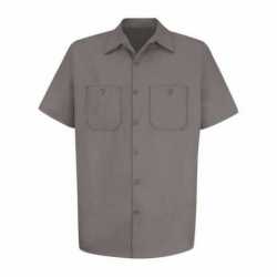 Red Kap SC40T Cotton Short Sleeve Uniform Shirt - Tall Sizes