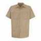 Red Kap SC40T Cotton Short Sleeve Uniform Shirt - Tall Sizes