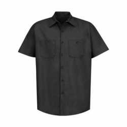 Red Kap SP24T Industrial Short Sleeve Work Shirt - Tall Sizes