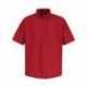 Red Kap SP80T Poplin Short Sleeve Dress Shirt - Tall Sizes