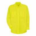 Red Kap SS14T Enhanced Visibility Long Sleeve Work Shirt - Tall Sizes