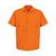 Red Kap SS24T Enhanced Visibility Short Sleeve Work Shirt - Tall Sizes