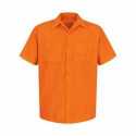 Red Kap SS24T Enhanced Visibility Short Sleeve Work Shirt - Tall Sizes