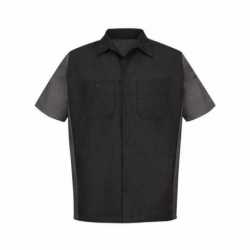 Red Kap SY20T Short Sleeve Automotive Crew Shirt - Tall Sizes