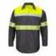 Red Kap SY70T Hi-Visibility Colorblock Ripstop Long Sleeve Work Shirt - Tall Sizes