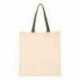 Q-Tees QTB6000 Economical Tote with Contrast-Color Handles