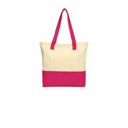 Port Authority BG414 Colorblock Cotton Tote