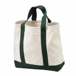 Port Authority B400 Ideal Twill Two-Tone Shopping Tote