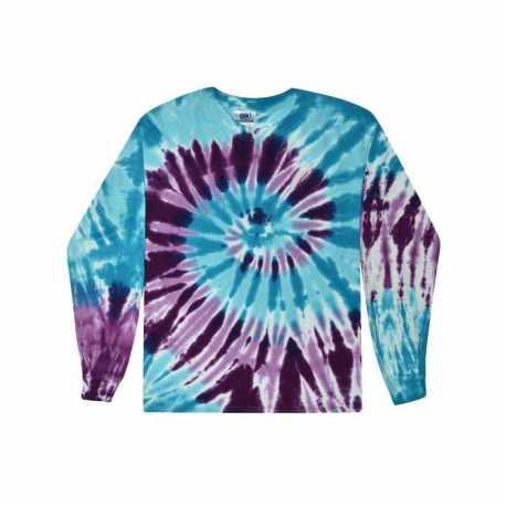 Colortone 2000Y Youth Tie-Dyed Long Sleeve T-Shirt