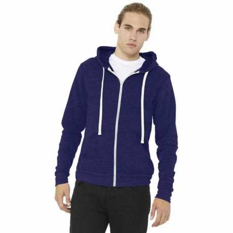 Bella + Canvas BC3909 Unisex Triblend Sponge Fleece Full-Zip Hoodie