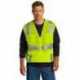 CornerStone CSV104 ANSI 107 Class 2 Mesh Six-Pocket Zippered Vest